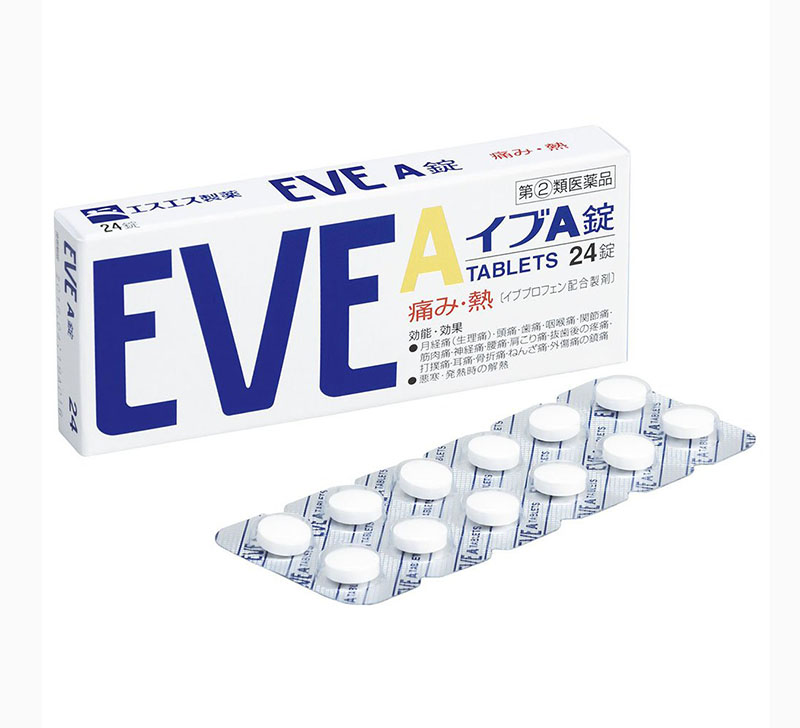 EVE-A là một trong những sản phẩm hàng đầu được người dân Nhật Bản tin tưởng và ưa chuộng.