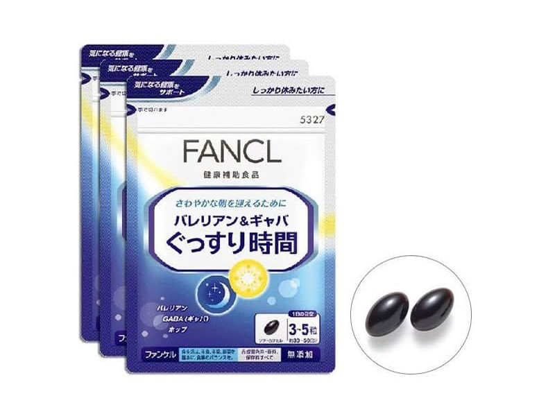 Viên uống ngủ ngon Fancl Nhật Bản chiết xuất hoàn toàn từ thiên nhiên.