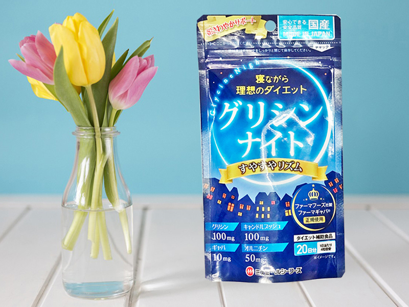 Minami Glycine Night là sản phẩm giúp ngủ ngon là sản phẩm đến từ hãng thực phẩm chức năng hàng đầu của Nhật Bản