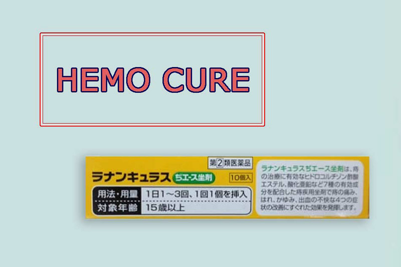 Thuốc mỡ trị bệnh trĩ Hemo Cure Nhật Bản.