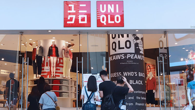 Uniqlo là thương hiệu thời trang lớn của Nhật Bản.
