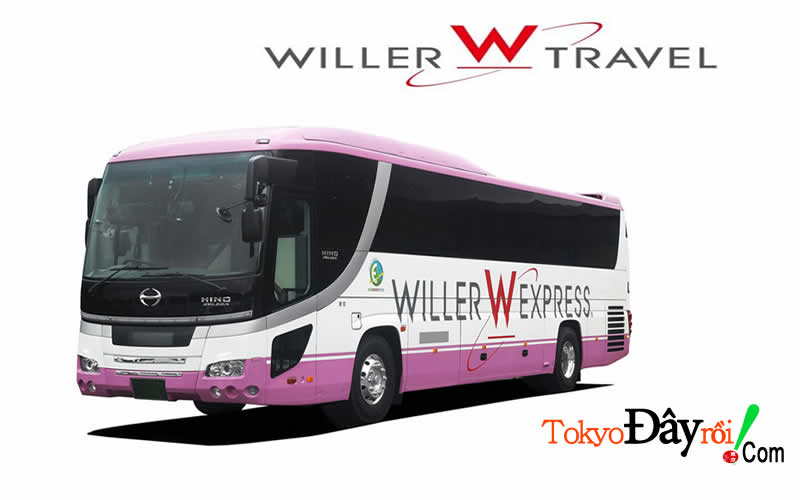 Hướng dẫn cách đặt vé xe buýt đêm Willer Express Nhật Bản
